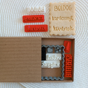 Creative stamp box for Christmas (rectangle)