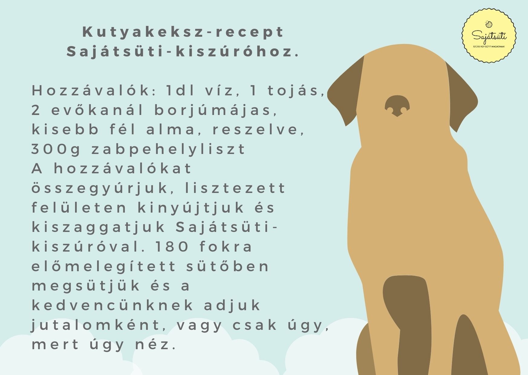 Kutyakekszrecept